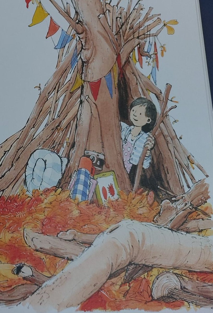 NicoletteJones's tweet image. #NewIllustrationoftheDay Detail of skilled and joyful image by Sam Usher from The Fun by Had, text by Charissa Coulthard. Memories of outdoor adventures in the company of a beloved grandmother. Out 4 July. @simonkids_UK @SamUsherBooks