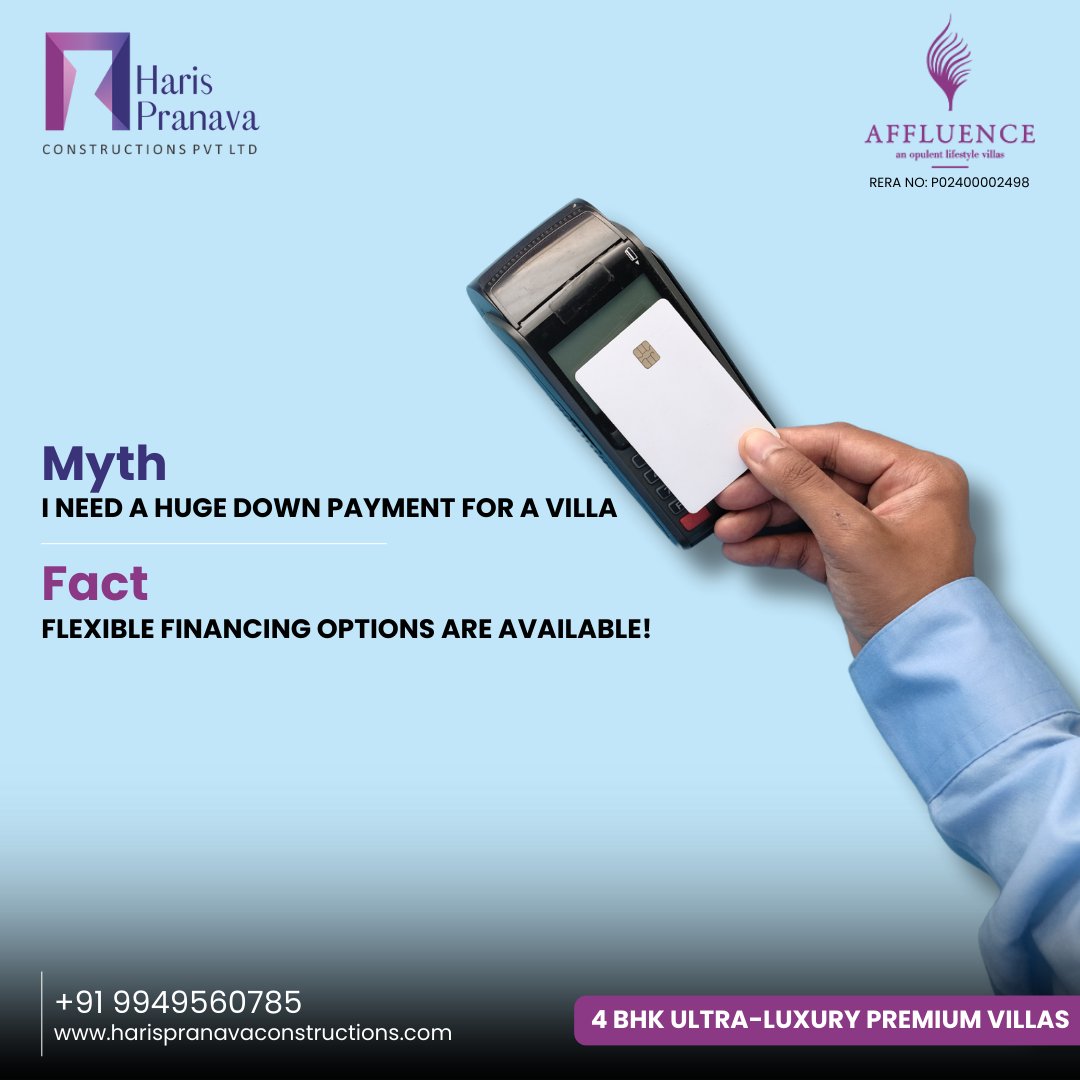 harispranava's tweet photo. Thinking about buying a villa but worried about high down payments, credit scores, or rental comparisons?
#harispranavaconstructions #affluencevillas #realestate #hyderabad #hyderabadrealestate #realestateinhyderabad #villasforsaleinhyderabad #homeownership https://t.co/vdTtNTBxV3