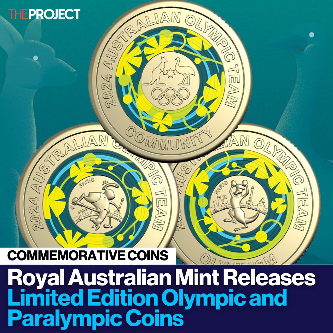 The Royal Australian Mint has released a set of limited edition $2 coins for the 2024 Olympic and Paralympic teams.

READ MORE: brnw.ch/21wLkOx