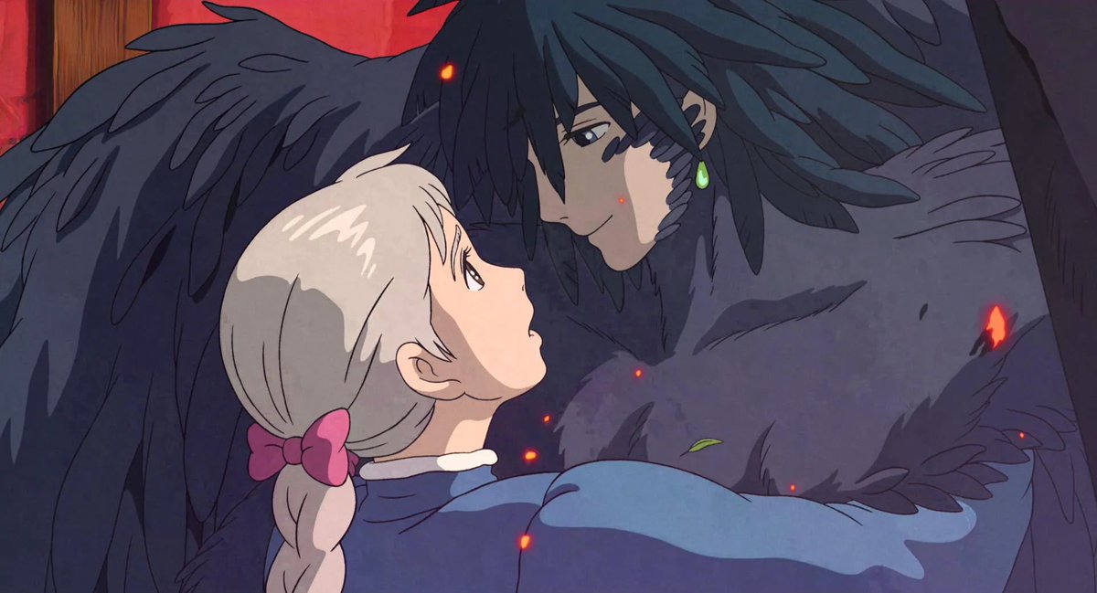 jezdraws's tweet photo. my take on that howl scene with farcille 💖

#farcille #dunmeshi #ghibli https://t.co/fQ1IP8nyBz