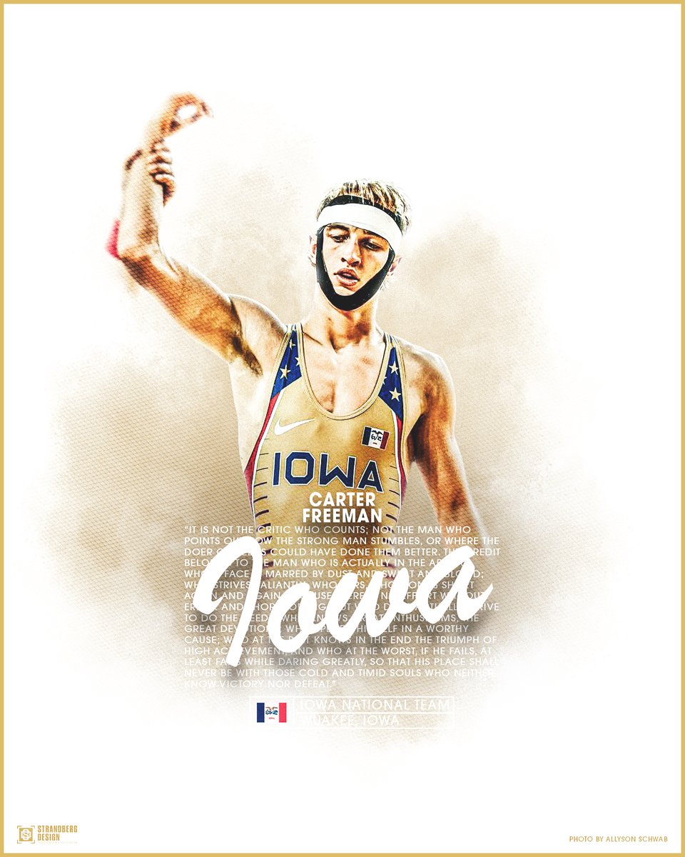 stranny00's tweet image. I saw this photo from @allysonschwab_photography and the tattoo on @carter.freeman23 forearm and couldn't help but put this together. Good luck tomorrow. Go get that 🛑! #StrandbergDesigned #TeamIowa #fargo2024 #iahswr   

📸 @allysonschwab_photography