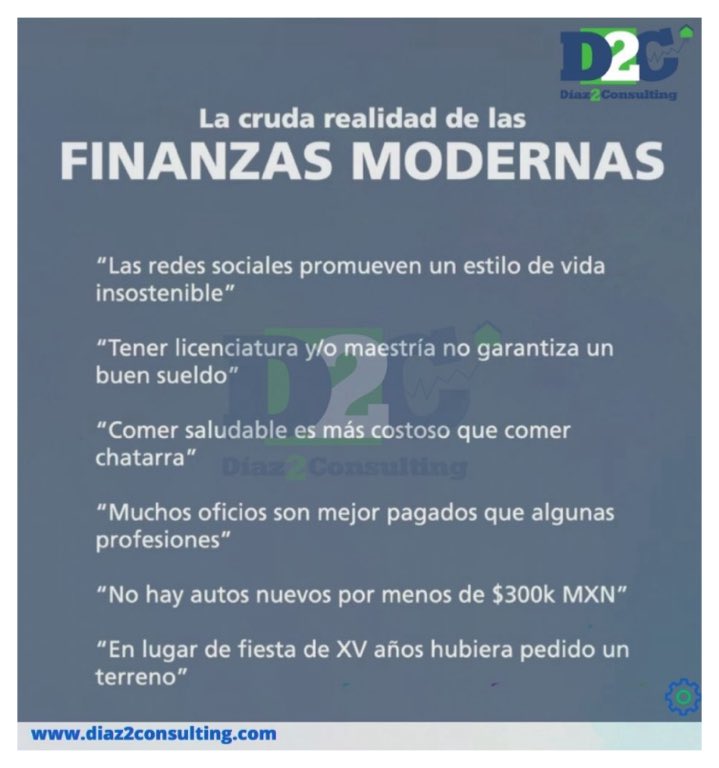 diaz2consulting's tweet photo. “Consejos Financieros”
Mitos o Realidades de las FINANZAS MODERNAS…
¿Te es familiar alguna?
D2CEnTusFinanzas #hombres #mujeres #jovenes #seguros #finanzas #inversiones #controlatumente #controldetudinero #educacionfinanciera #finanzaspersonales https://t.co/kbqsLdYP7x