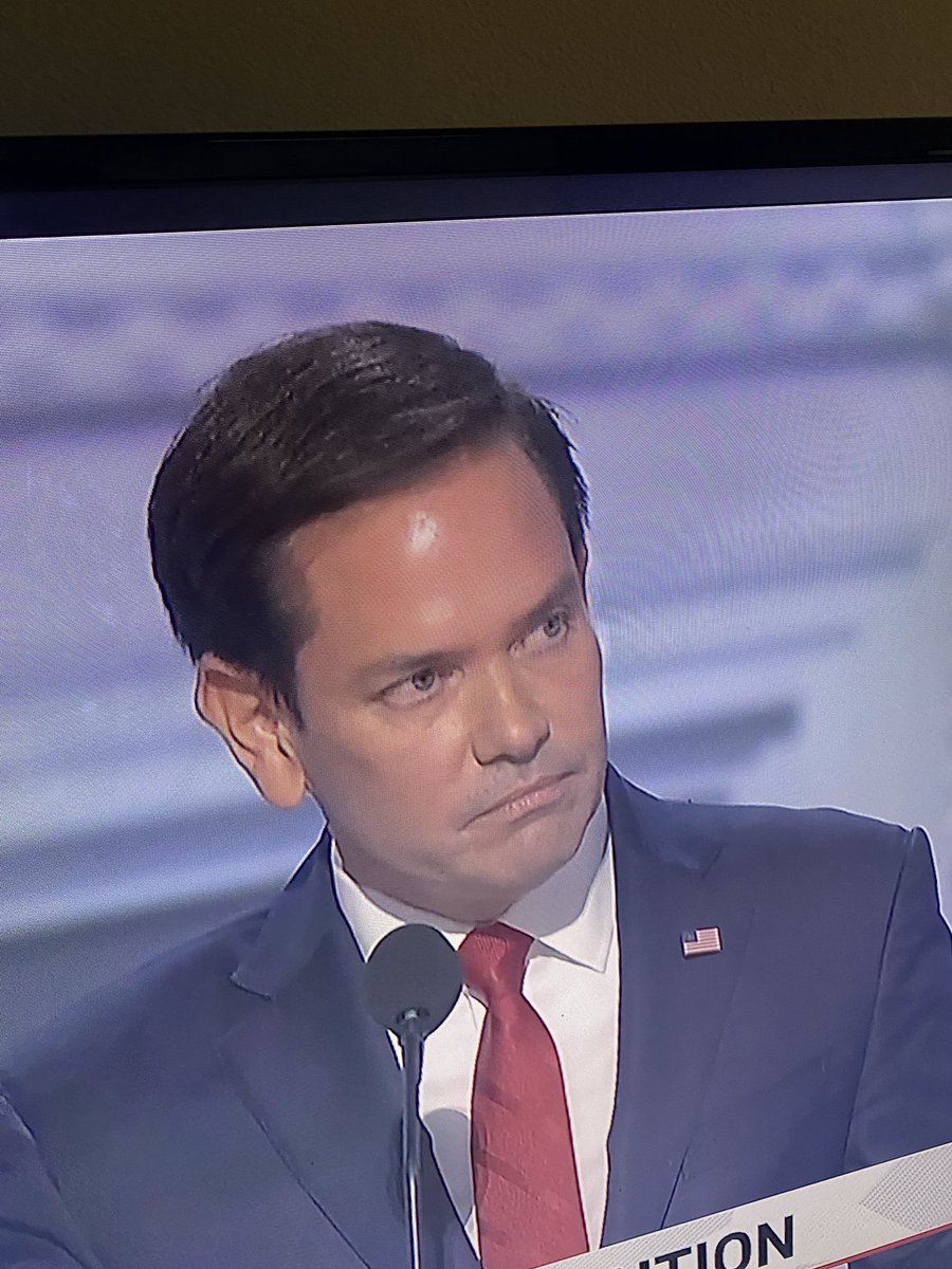 jondecelles's tweet photo. Are these real ears, or is Rubio secretly taunting Trump? #RNC #EarWeGoAgain https://t.co/DkpxUOirwt