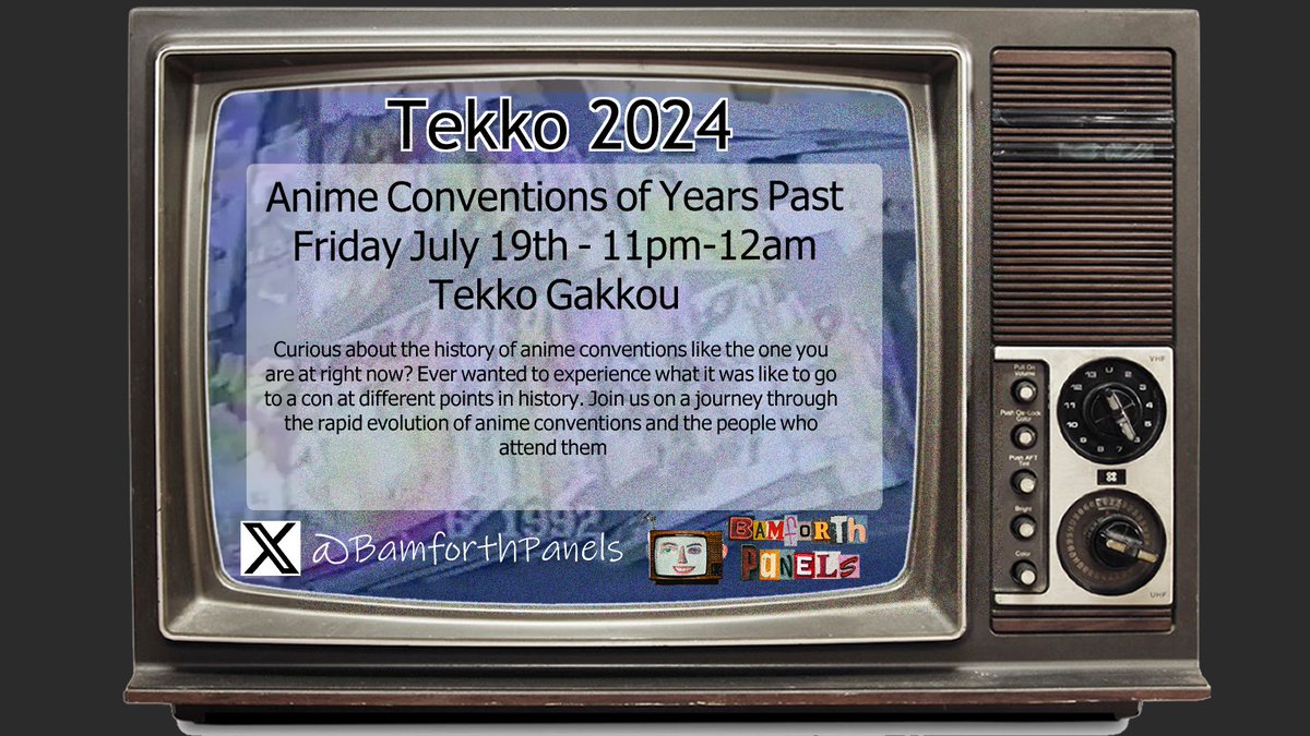 Bamforthpanels's tweet photo. We're happy as heck to be back at #tekko2024, presenting 4 panels. Please take a look at the screens for more info https://t.co/iLWMsN4ptN
