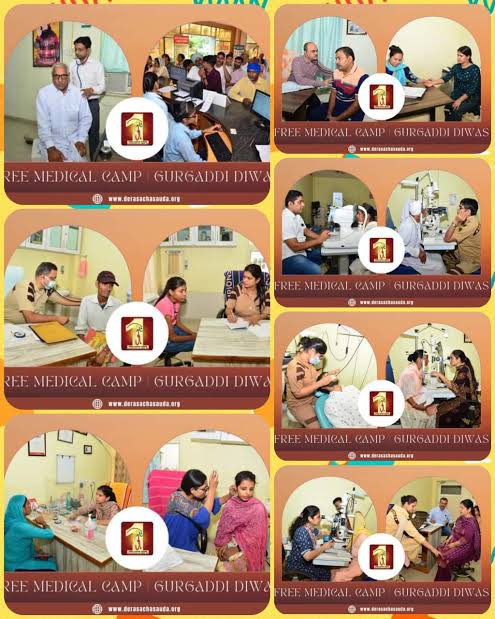 Komalmsginsan's tweet photo. Health is the highest form of happiness, Inspired by Ram Rahim the followers of DSS organise a free medical camps every month in which #FreeHealthCheckups done by qualified doctors for the people who are less fortunate & don't have enough money to get medical treatment. https://t.co/BvFwFJNs0G