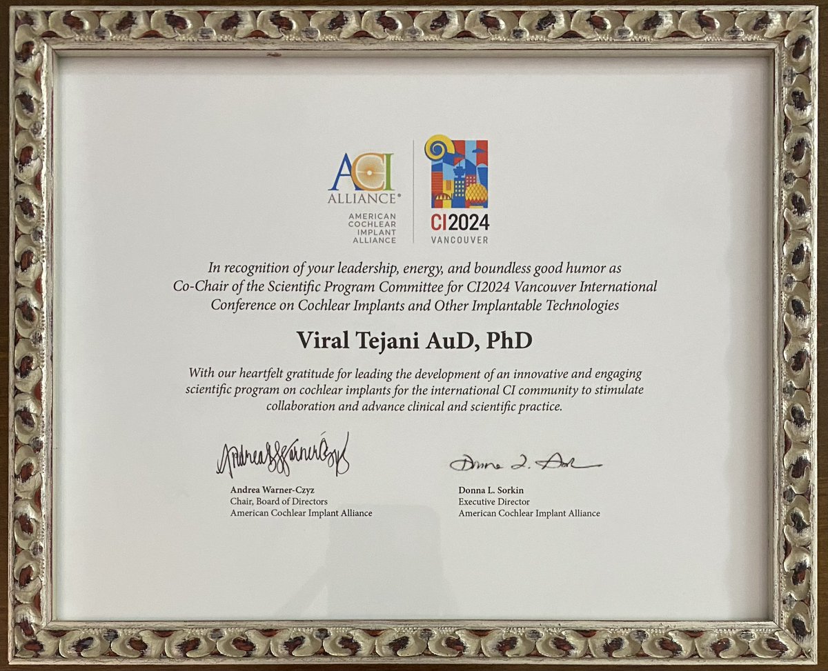 Viral Tejani, Au.D., Ph.D. tweet media