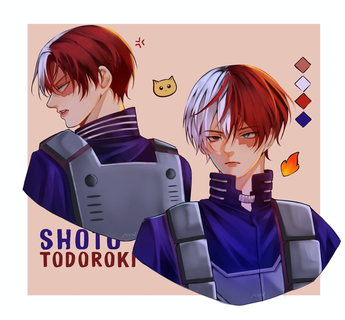 [Fan art - Shoto] (≡^∇^≡)

#artmoots #art #artwt #Shoto #MHA #MyHeroAcademia