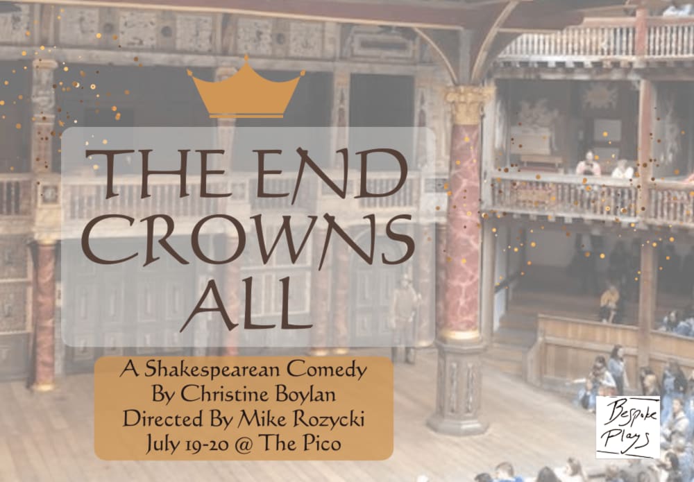 Just two days left before opening. Congratulations to the cast and crew of The End Crowns All by Christine Boylan. Break a leg! ⁣
 onthestage.tickets/show/bespoke-p…