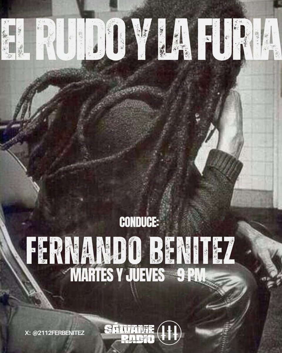 salvameradio's tweet photo. 9 PM |  Comunicate con Fernando Benitez @2112FerBenitez usando #ElRuidoyLaFuria 

⚠️ Suscríbete |  Recomienda |  Baja La App  https://t.co/fnOEMroDMn https://t.co/86gmzxNSvE