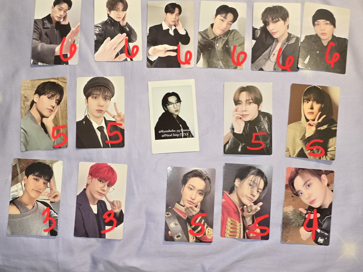 PiitaChiip's tweet photo. WTS Ateez and Oneus PC's 

Price includes stamped shipping 

If you buy 4+ it will have to tracked shipping

USA Only 

Have:
Pic 1
✅✅✅✅✅✅
✅✅🍃✅✅
✅✅✅✅✅

Pic 2 
✅✅✅✅❌
✅✅✅✅✅
✅✅✅✅✅

Pic 3
✅🍃✅

#wts #wtskpop #wtsateez #wtsoneus #toomoon #atiny https://t.co/K44mNQJRZF