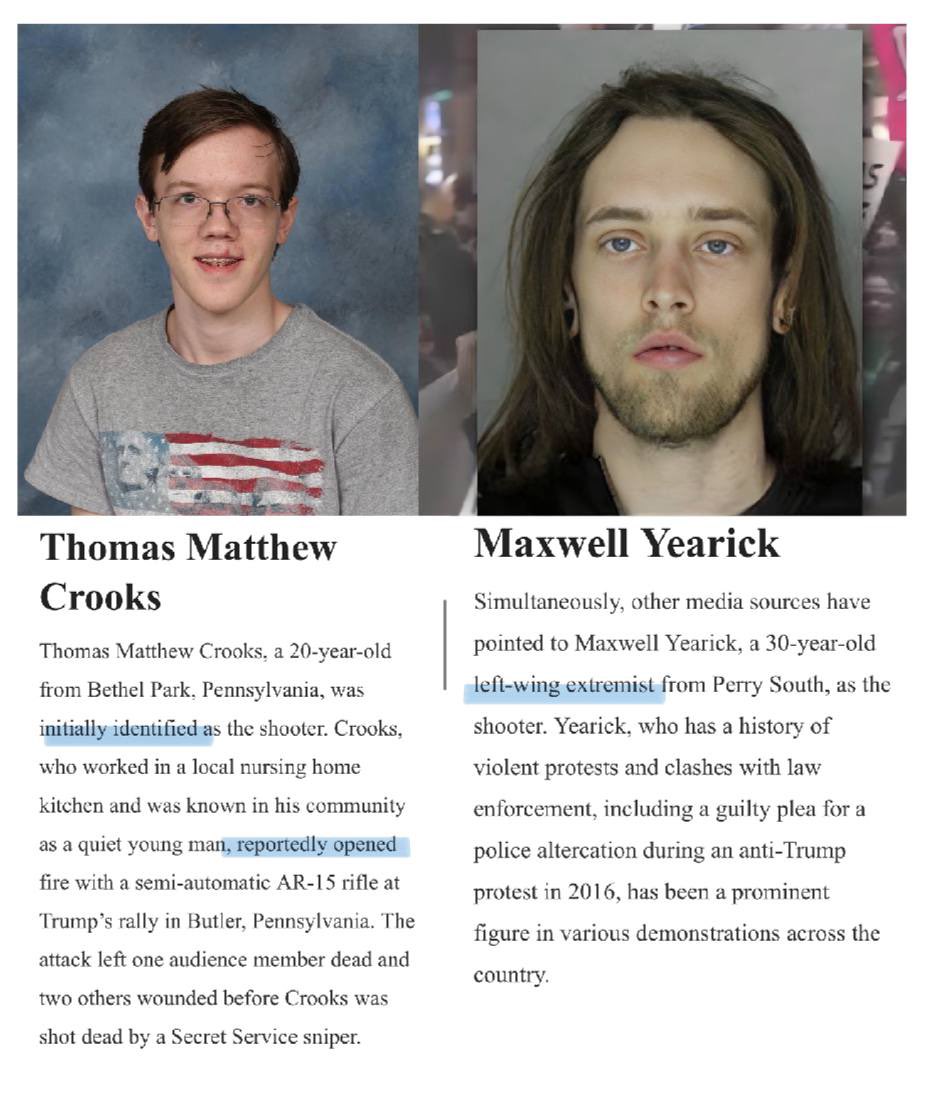 SirMannyAngel's tweet image. 📸:@Ryanmor54929339 @wraithwraith123 @QueenAnticommie

After seeing these photos: Who do you think REALLY attempted an assassination of President Trump?

#AlwaysQuestionEverything #DontBeFooled #StayCurious #AlwaysAskQuestions