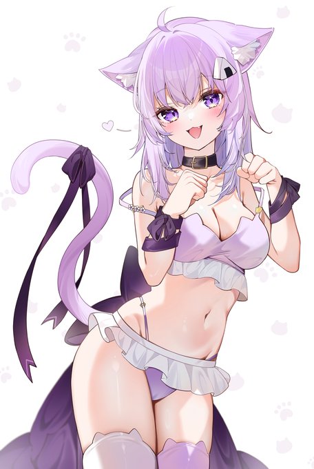 🐱💜#絵かゆ 
