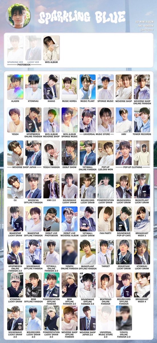 TWS Summer Beat トレカ 特典 ラキドロ 交換 譲▷写真1～2枚目ハンジン