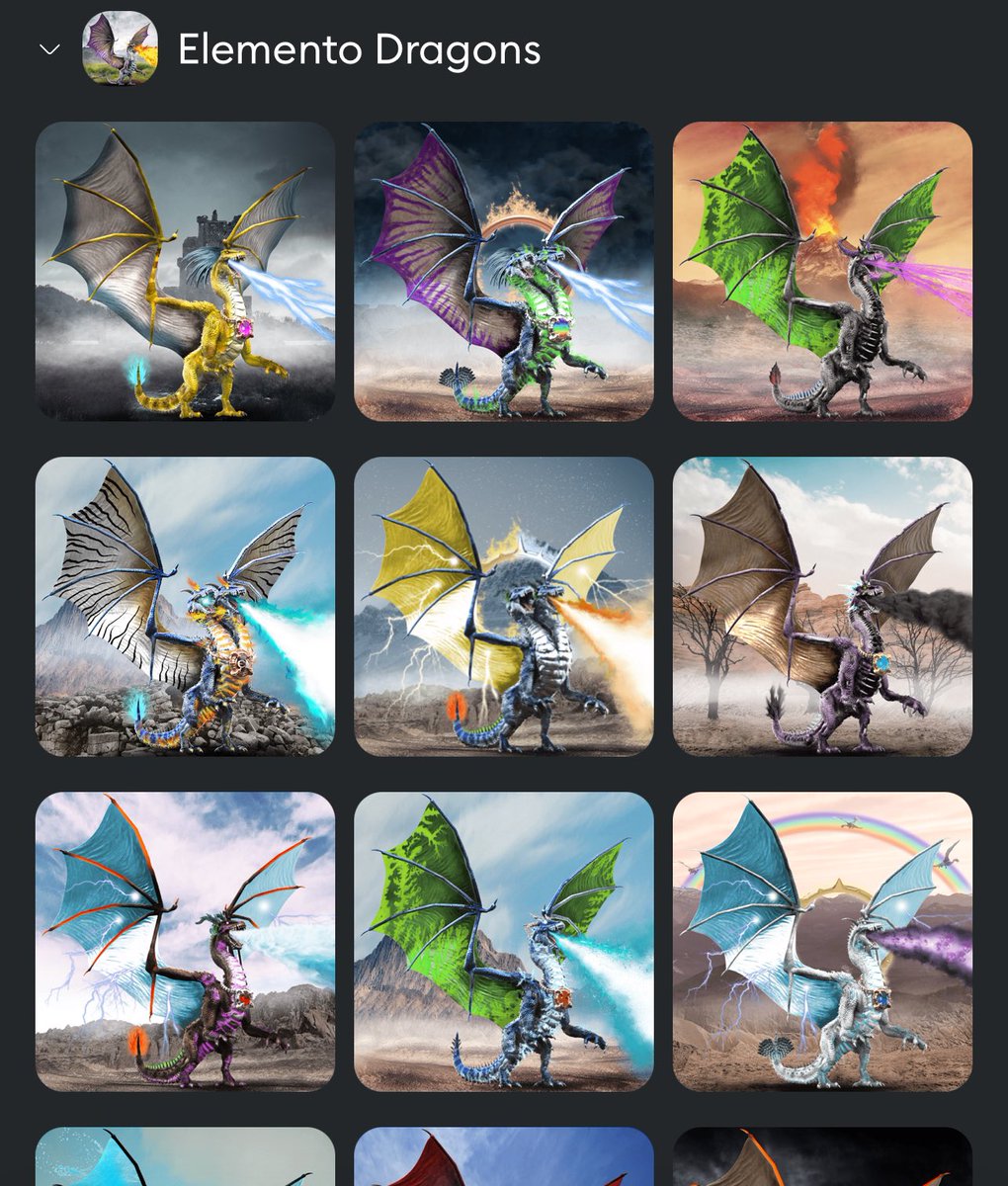 Where are my other <a href="/ElementoDragons/">Elemento Dragons (MINT IS LIVE)</a> holders at? How is everyone doing?