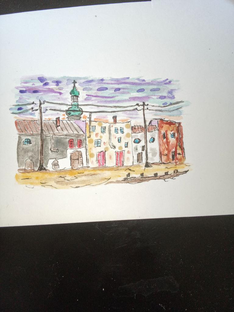 ryciewmateriale's tweet photo. #watercolorpainting #smallcity #handmade #GoodMorning https://t.co/K58rCLrQu4