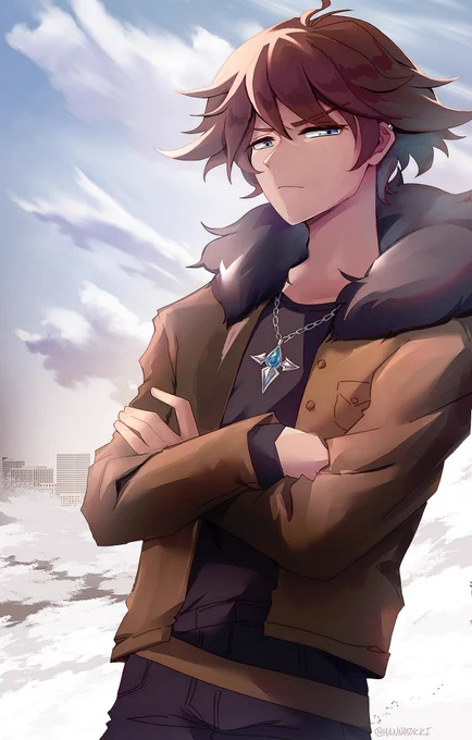 artfight attack for !! I didn't expect myself to go crazy rendering this, ehehe...-#animeart #artfight #artfight2024 