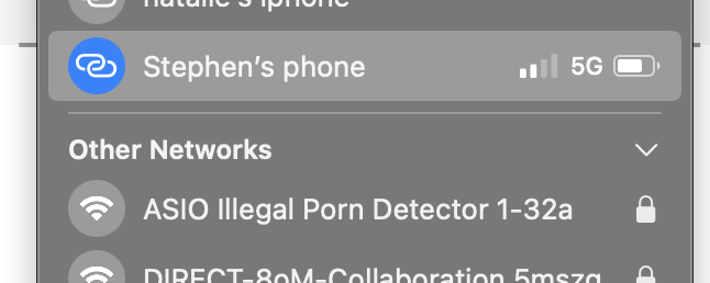 Great wifi name