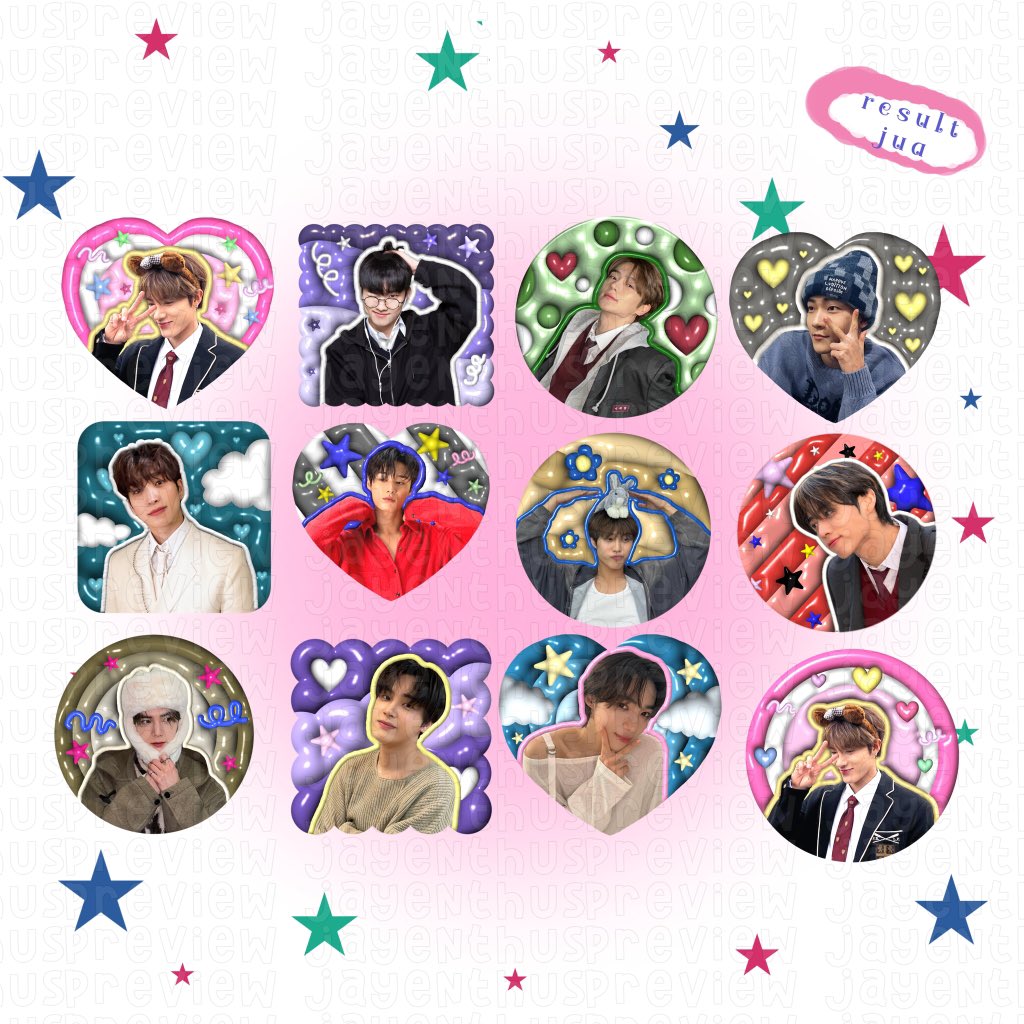 jayenthus's tweet photo. sticker set, keychain commision design result https://t.co/sqDOn9s1IV