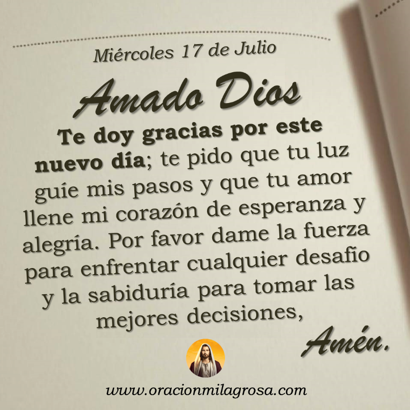 oracion_milagro's tweet photo. Oración para el miércoles 17 de julio de 2024: https://t.co/ygCc76CQk2