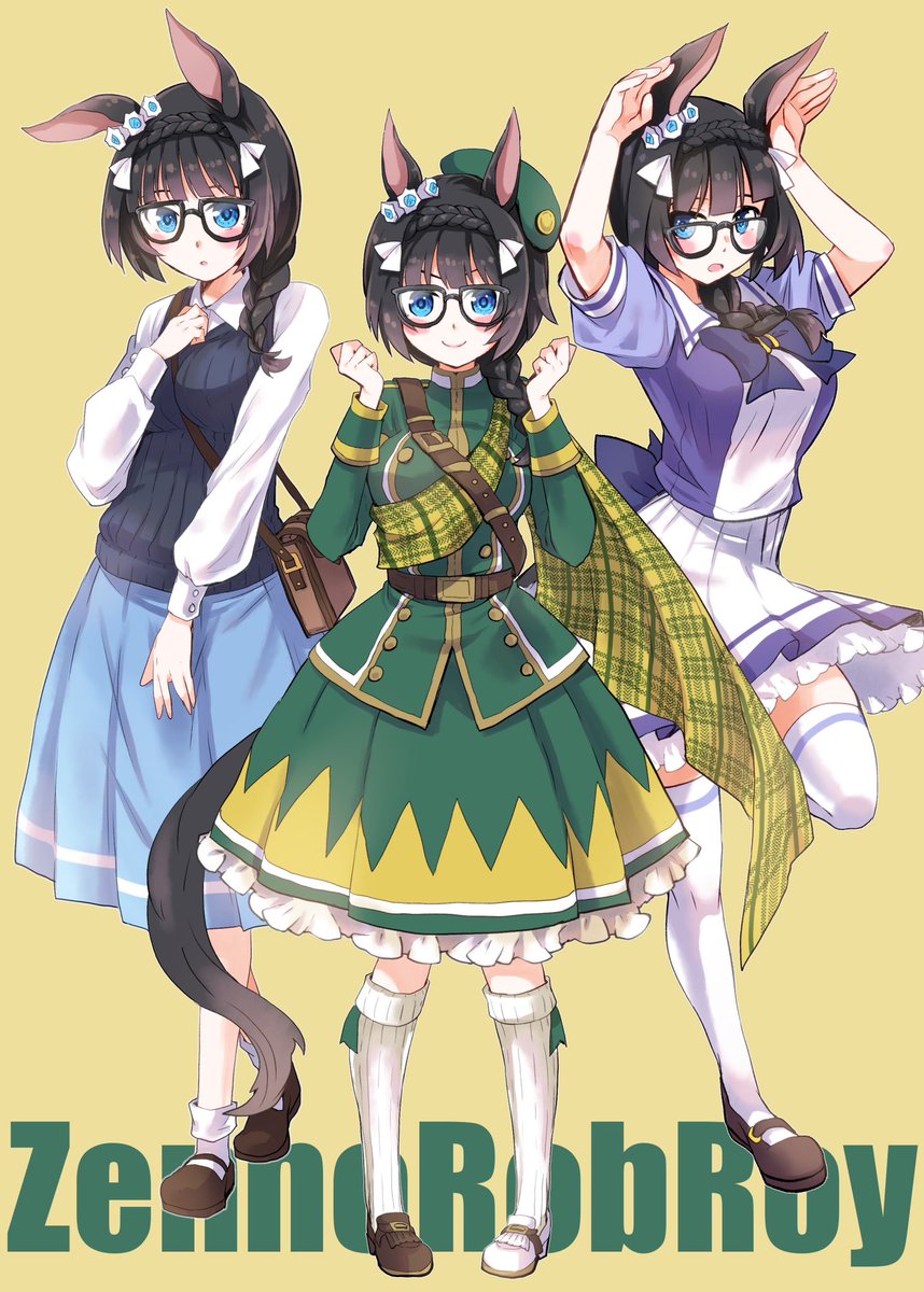 4歳女児の母が描いたゼンノロブロイ(ウマ娘)です よろしくお願いいたし