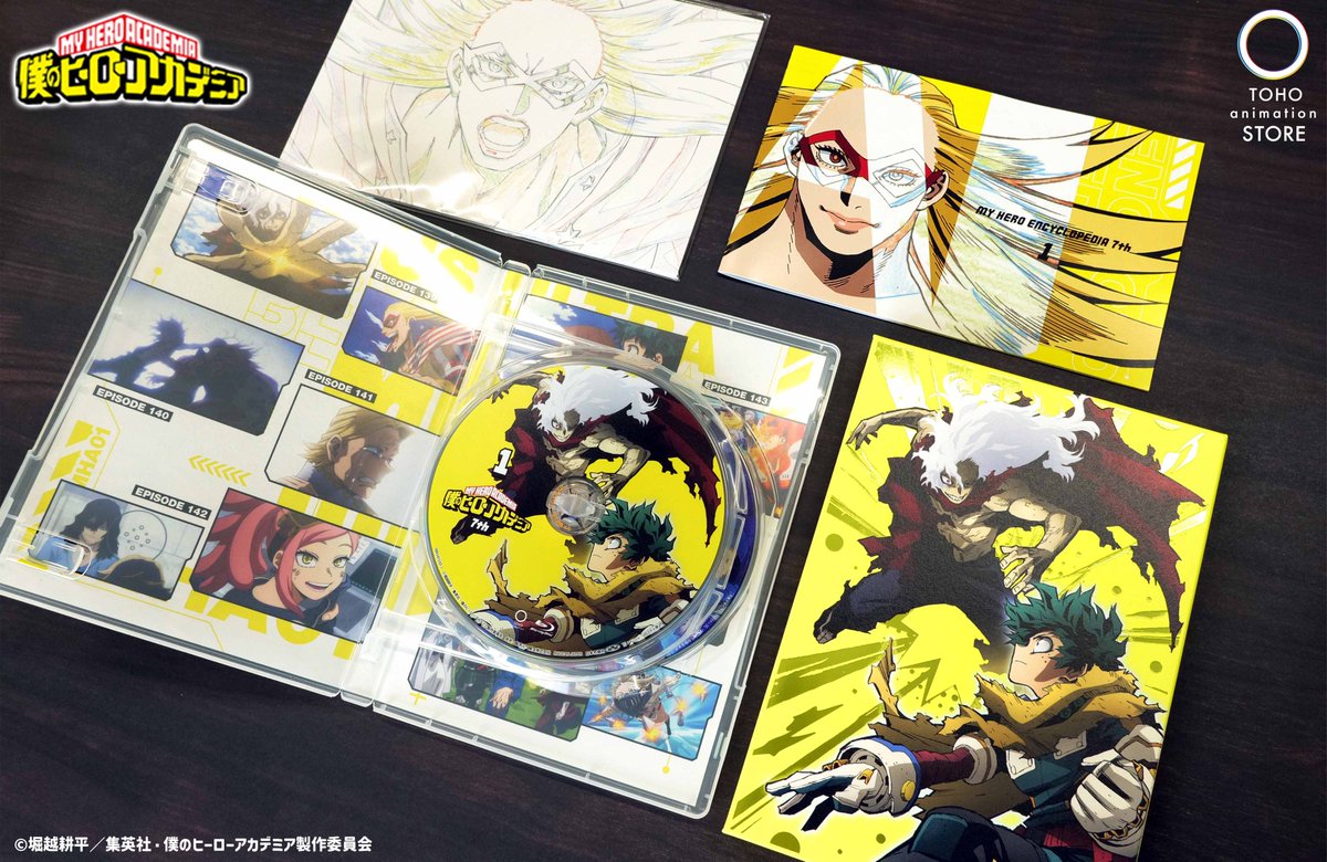 僕のヒーローアカデミア】 ／ #ヒロアカ 7期Blu-ray＆DVD 第1巻が本日