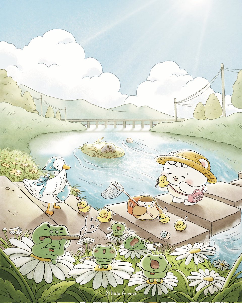 여름 하천 나들이🍀💦