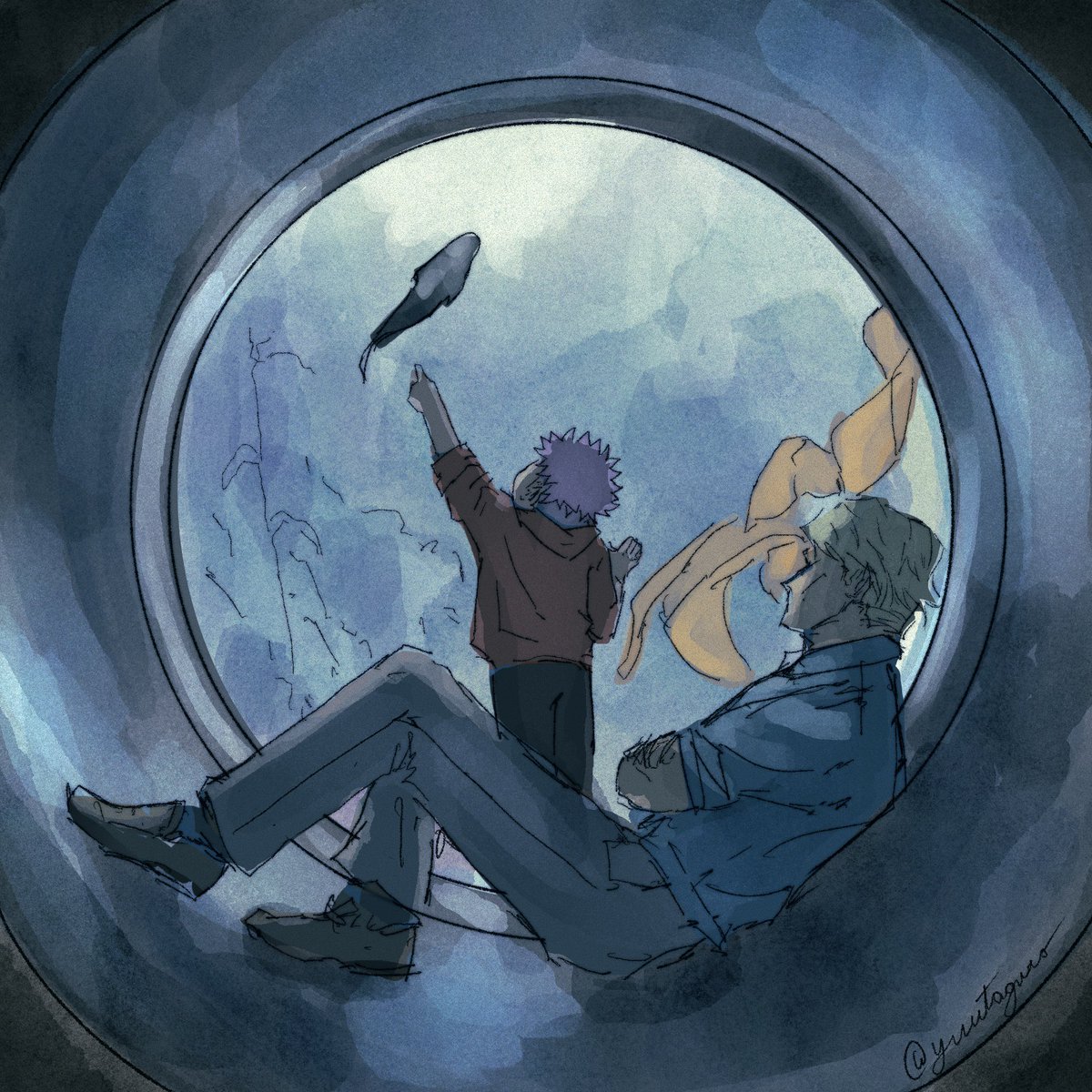 would you believe me if i said i drew this on a whim 🐠