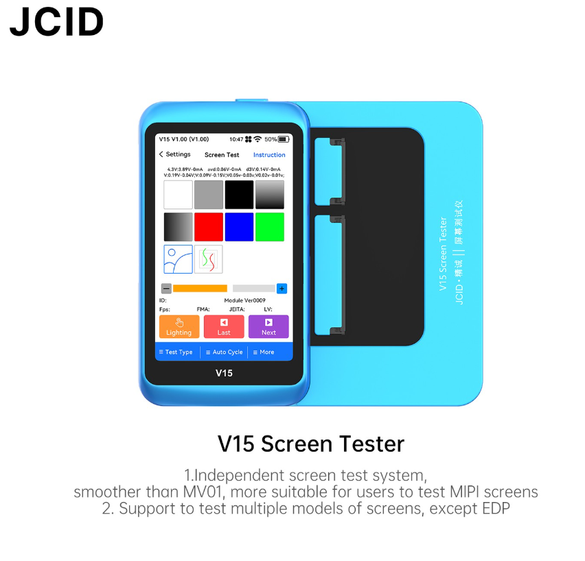 JenniferQiu8's tweet image. New Screen Testers for JC🎉
wa.me/8613428910332

#jc #machine #screentester #screentest #v15 #v15pro #jctools #iphonetest #repairmachine #iphonelcd #displaytest #handyreparatur #fastshipping #newproduct #imobile #celltech #phonerepair