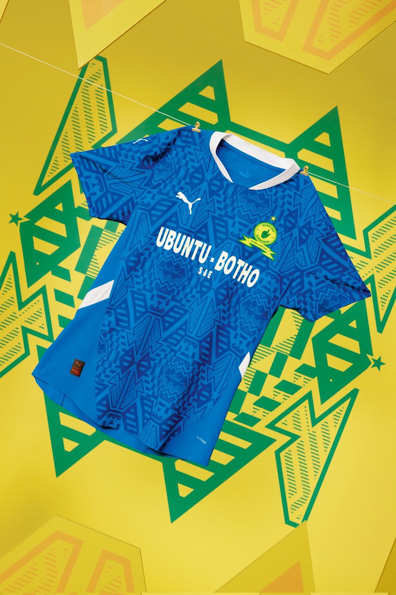 CadSportAgency's tweet photo. Rise. Rule. Repeat.
Puma x Mamelodi Sundowns drop the 24/25 Home &amp; Away kit.
A Ode to the Rise &amp; Dominance of Masandawana. 
Available from 1 August. https://t.co/DKBGthddH9