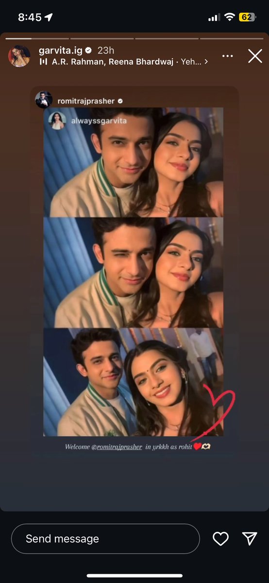 kiaracreations's tweet photo. they brought her old husband from baatein show as Rohit?!?! 😭💀 #yrkkh https://t.co/AL9AmVoMub