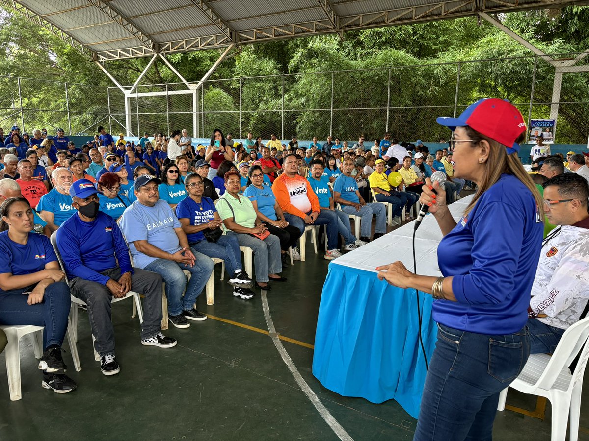 unt_carabobo's tweet photo. @PanchoPerezLugo: En #Naguanagua toda la maquinaria electoral está lista y preparada para el #28J, estamos comprometidos y en pie de lucha en esta ruta electoral, que nos llevará al triunfo con @EdmundoGU en la elección presidencial. https://t.co/83IoyJx1Id