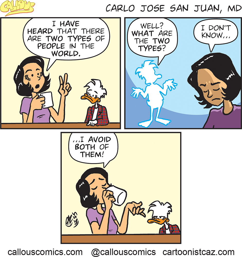 Today's Callous comic strip! We'll be at the Philippine International ...