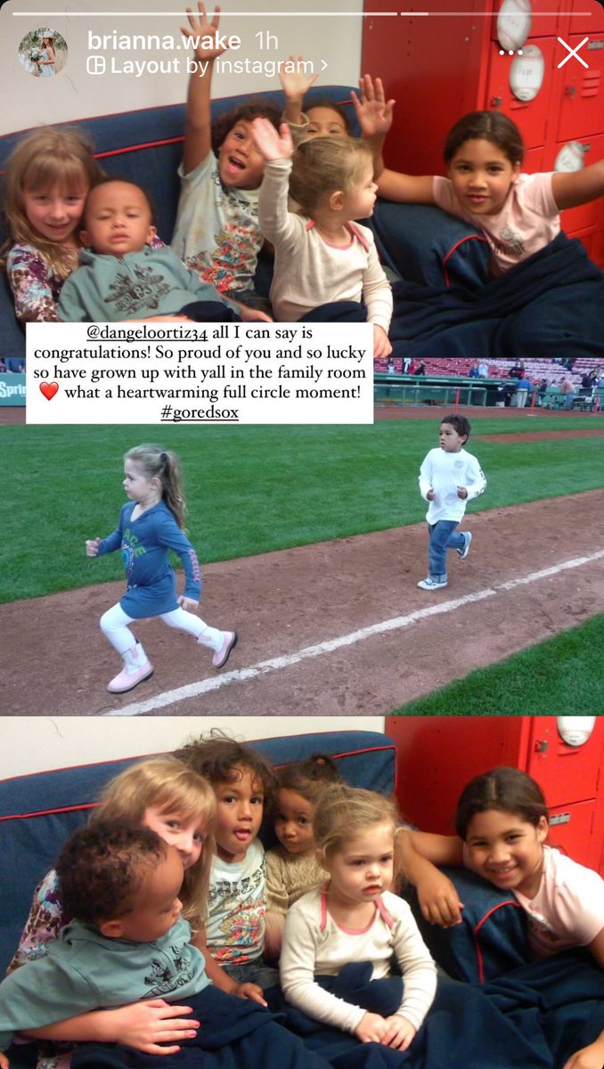 gfstarr1's tweet photo. Tim Wakefield’s daughter congratulating David Ortiz’s son on getting drafted by the Red Sox is simply beautiful https://t.co/hSQMQrr30l