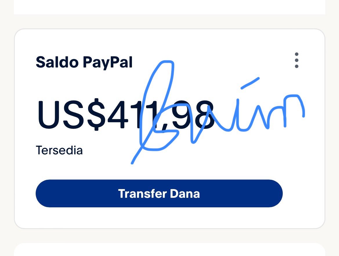 bucinkids's tweet photo. wts saldo paypal
$411,98, $147,79
take all per akun atau up $100
rate 15.750 up $150 rate 15.700
fnf fast 
testi cek pin

t. wtt wtb convert idr to usd https://t.co/xAnYEFojJm