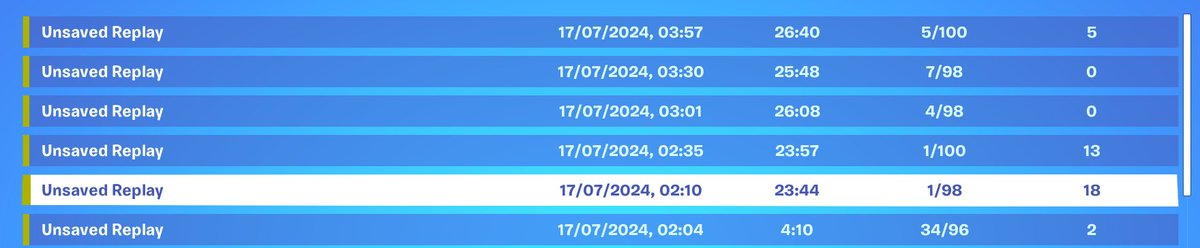 opzyfn's tweet photo. my last game of the NAC skin cup has not counted and gone onto the in game leader board @FortniteStatus @FNCompetitive https://t.co/U3qnuhiJ95