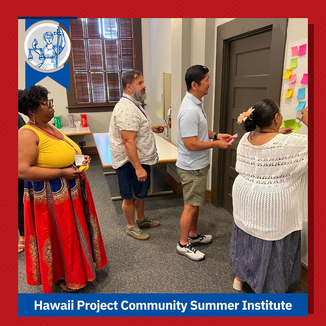 CivicEducation's tweet image. Pics from Day 1 of the Project Community summer institute in Honolulu. 🏄🏽‍♀️ Learn more about Project Community here: civiced.org/project-commun… #civics #projectcommunity