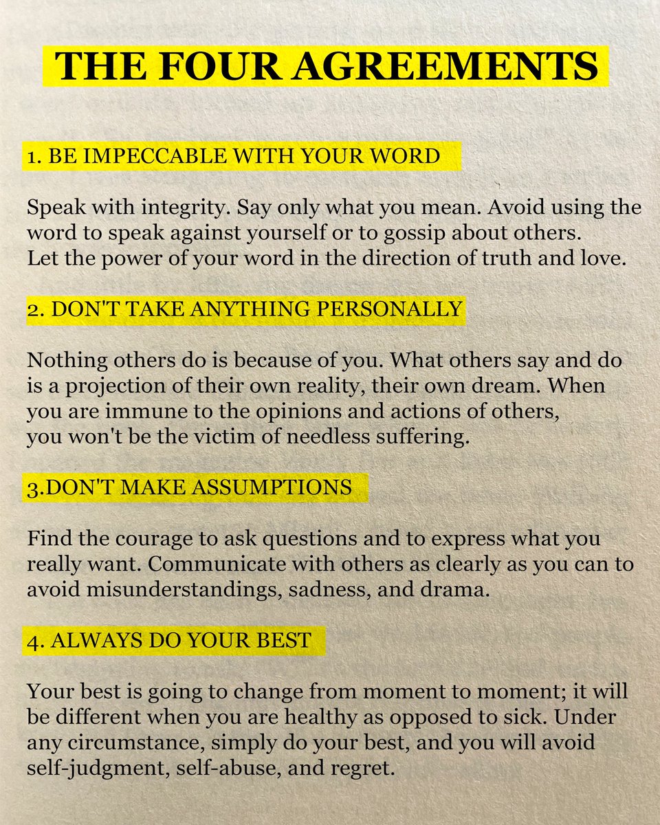 The Four Agreements