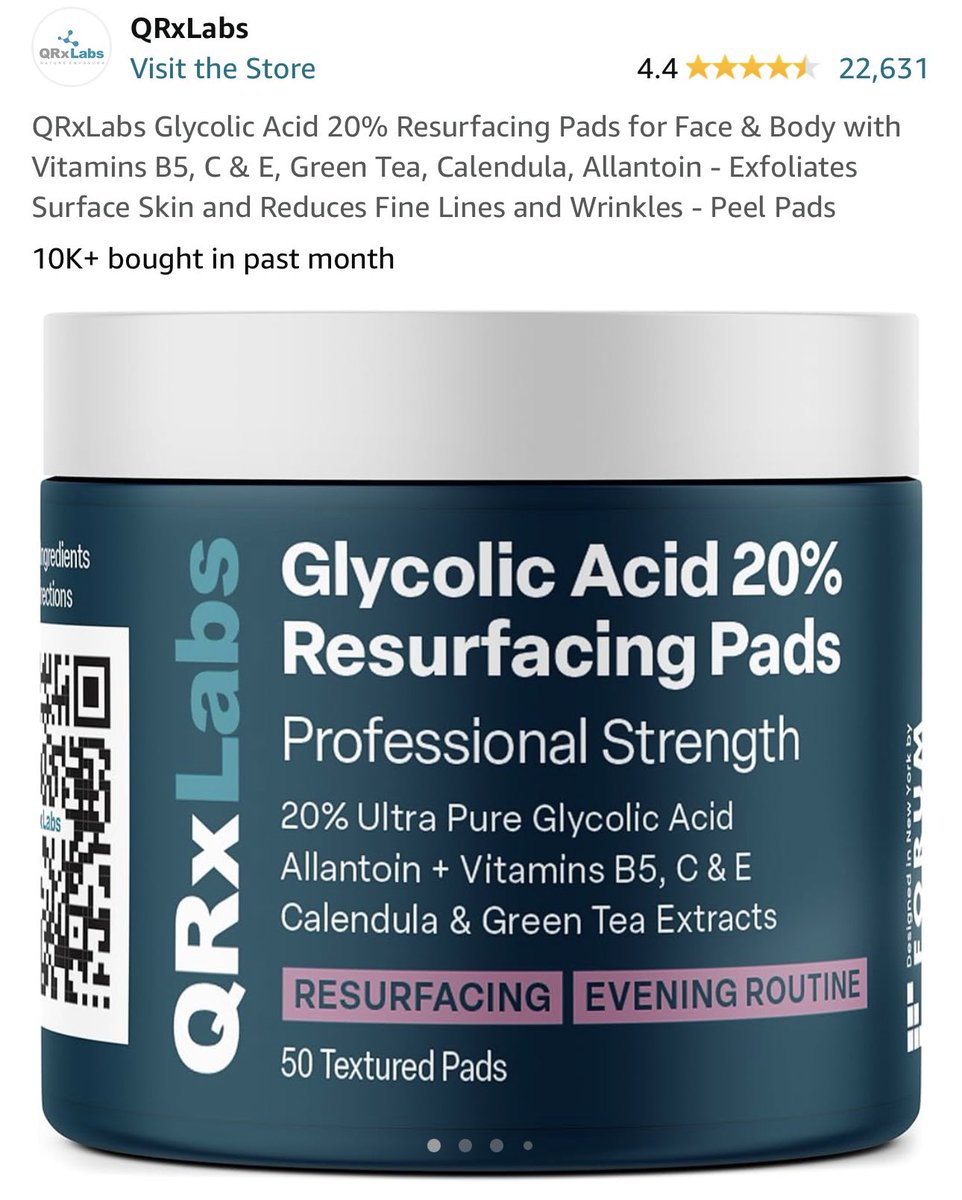 I love a glycolic pad!
These are 24% off and you get 50 of them making it a low cost per use:) 

amzn.to/4cH8t4t #amazonprimeday #amazonprimedaydeal #amazonprime2024 #amazonprimeday2024
