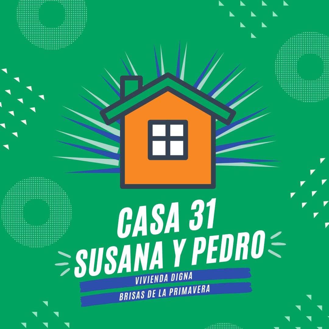 FratelliTuttiMx's tweet photo. ¡Felicidades Susana y Pedro por su casa! 🏠✨
Deseamos que la casa 31 de nuestro Programa Vivienda Digna sea el lugar seguro para que sus hijos crezcan y que cada ventana sea el marco de hermosos recuerdos que construyan en ella. 💚
#ViviendaDigna #TodosHermanos #FratelliTutti https://t.co/Qd7XpozdRb