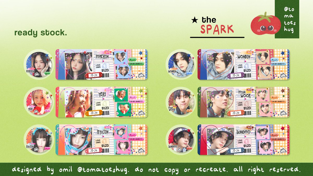pocket_of_omil's tweet photo. help repost
thank you! 🤩

💬 🍅 halOO!
di hari yang berbahagia ini, aku mau adain diskon 20% buat layout ready stock edisi katalog spark 🌟

price: 12k per each
free retext nickname ava &amp; header!
chara: haerin, yeri, kyujin, wonbin, hyunwook, &amp; sungho

tag #zonauang #zonajajan https://t.co/lHLKVUYKVY