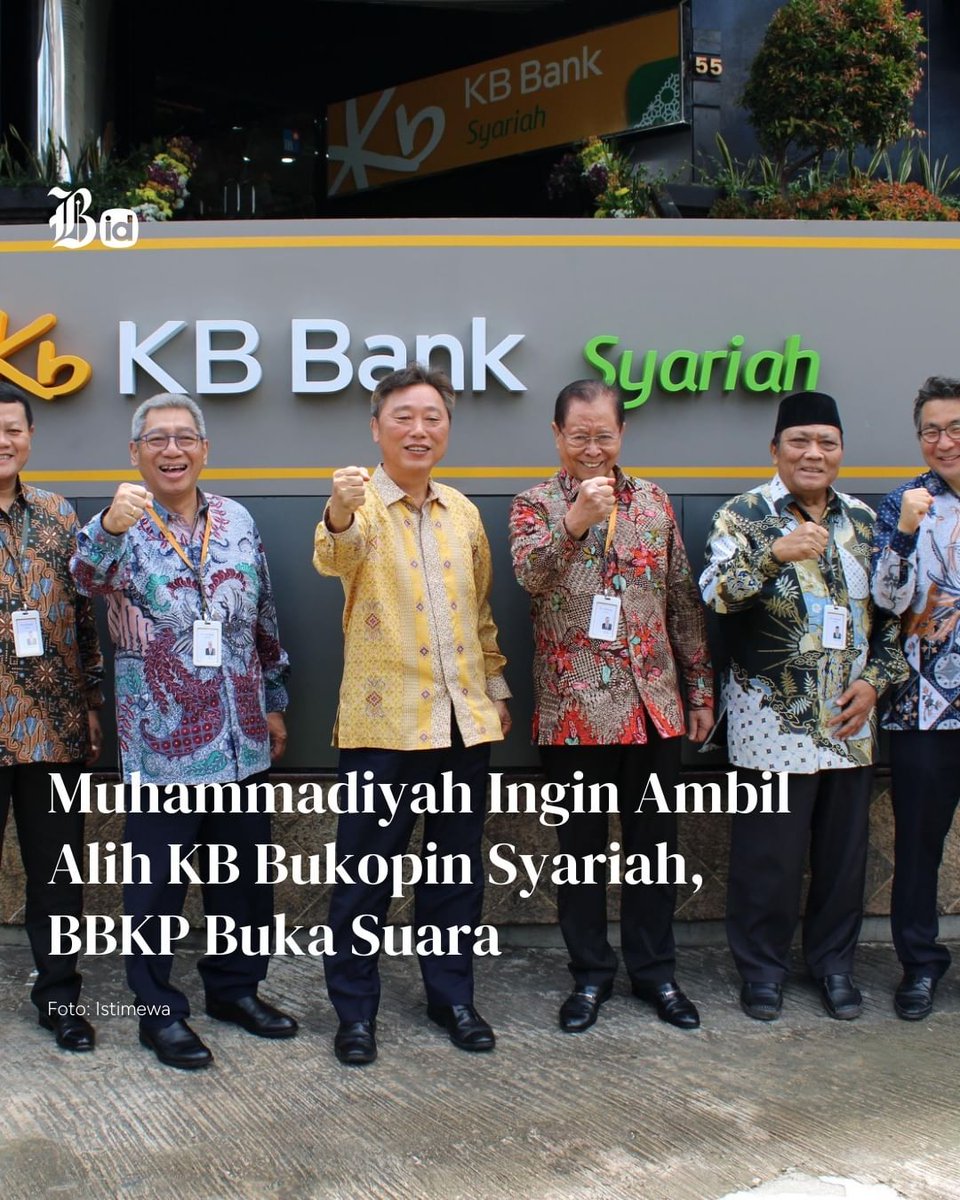 bukupembaharu's tweet photo. Selain konsisten bantu dan suarakan kemerdekaan Palestina, baru-baru ini Muhammadiyah ingin akusisi PT Bank KB Bukopin Syariah.

Kabar mencerahkan untuk kita semua☀️

Rewteet yang setuju 
kalau @muhammadiyah akusisi bank. https://t.co/WD3V2kRSBR