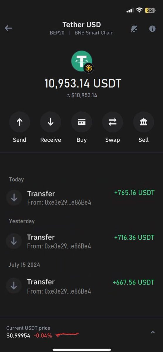 itsannaaarie's tweet photo. Hello guys! If you have at least 23 USDT on your own digital currency account, i will teach you how to earn profits 3 times daily on it without doing anything. 💰💰💰

- if you are interested, just kindly message me "HOW" 😉📩 https://t.co/zWccn2MOgs