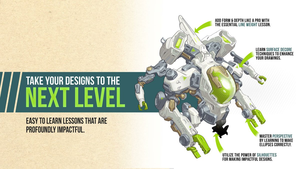 My good friend &amp; incredible Artist, Len Nicholas (<a href="/toyagogo/">Toyagogo</a>), just launched his online “Drawing ROBOTS course!" We've been collaborating on a personal project &amp; I'm blown away by his artistry. Check it out! toyagogo.gumroad.com/l/robotdesignc…