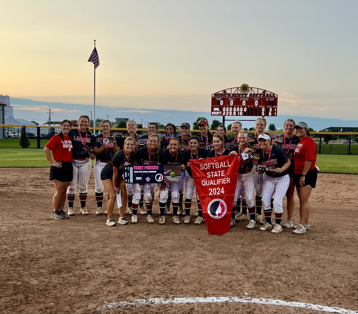 North Scott Softball tweet media