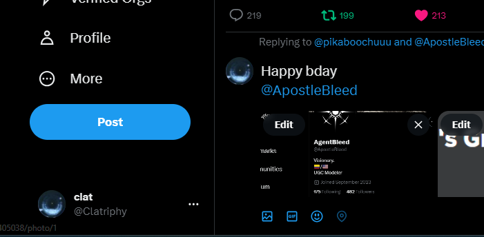 Clatriphy's tweet photo. @pikaboochuuu @ApostleBleed Happy bday
@ApostleBleed https://t.co/HBQFUY5AOm