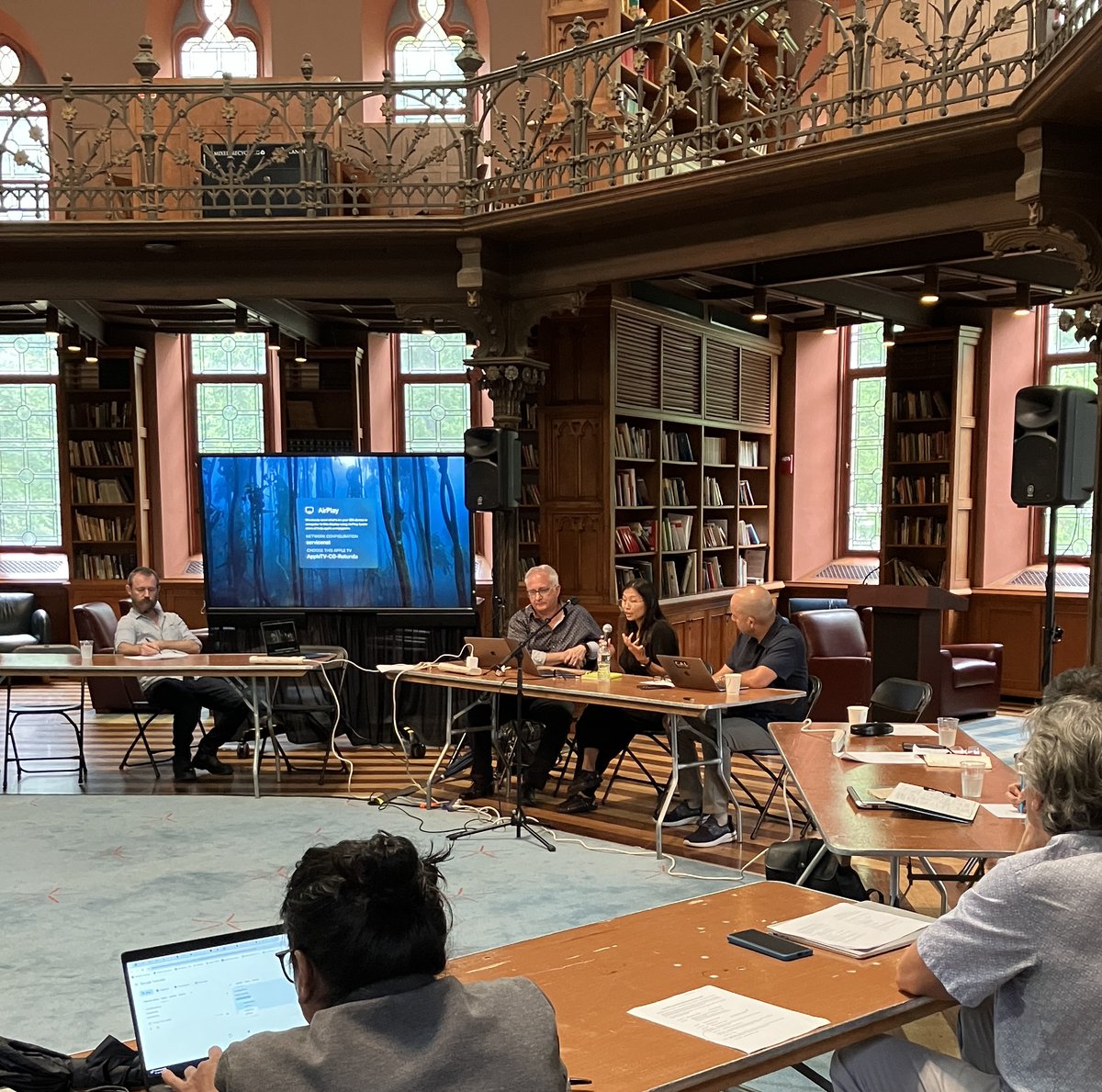 Sara Kim Hjortborg (@kimsorassi) on Twitter photo A wonderful conference sequel to the 'Concepts in Dynamic Assemblages' project at Princeton University. This picture is from the incredible Chancellor Green Library and our first panel session. Very grateful to
<a href="/GregDowney1/">Greg Downey</a> and <a href="/Anthrofuentes/">Agustín Fuentes</a> for inviting me on this journey! A wonderful conference sequel to the 'Concepts in Dynamic Assemblages' project at Princeton University. This picture is from the incredible Chancellor Green Library and our first panel session. Very grateful to
<a href="/GregDowney1/">Greg Downey</a> and <a href="/Anthrofuentes/">Agustín Fuentes</a> for inviting me on this journey!