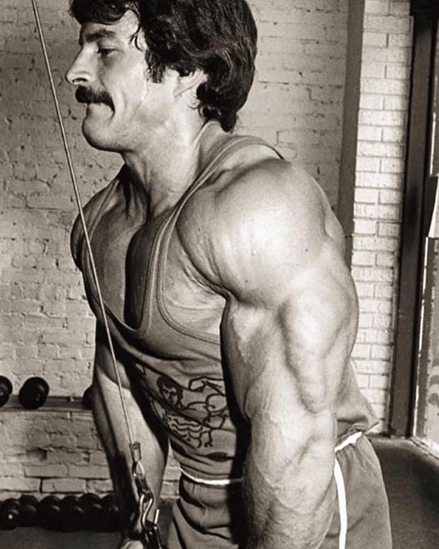 OldtimeL's tweet photo. Mike Mentzer Triceps Pushdowns https://t.co/DArAhllyT2