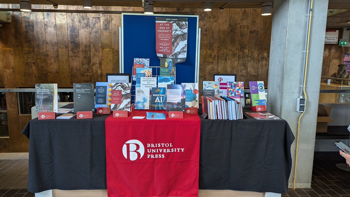 Good morning #EASST4S2024! Happy to be here with <a href="/BrisUniPress/">Bristol Uni Press</a>. Come and find us in publishers' square (1st floor, main building) to see our books, and to discuss your own writing plans.