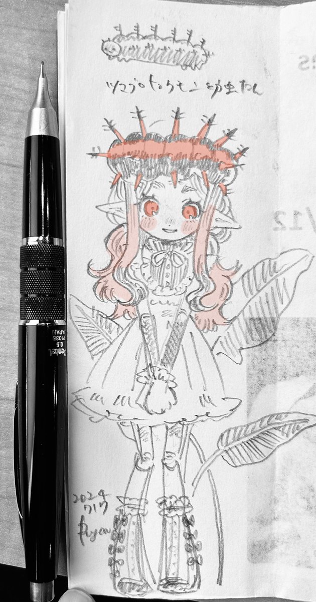 ツマグロヒョウモン幼虫のお帽子

⚠️2枚目🐛チャン 