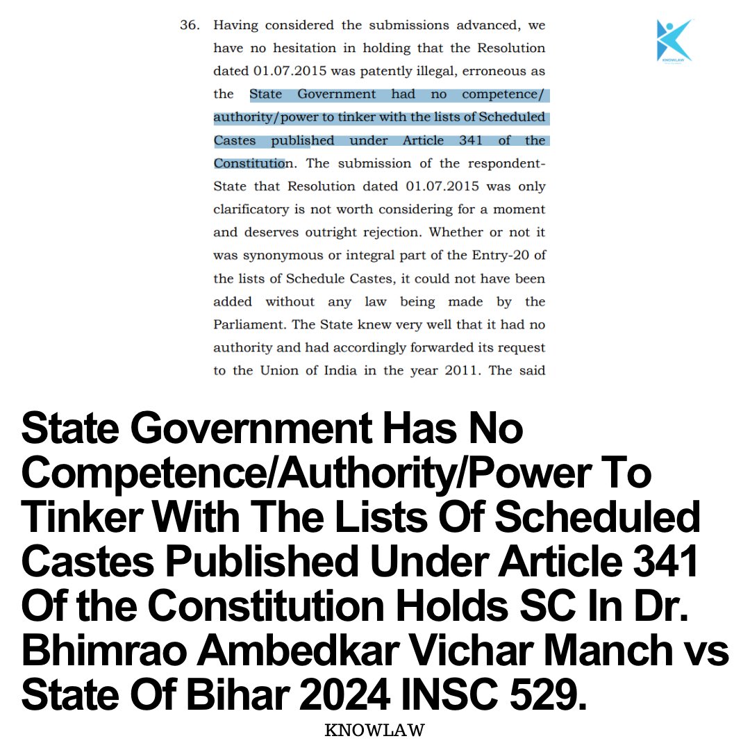 aaaditya24's tweet photo. #SupremeCourtOfIndia #knowlaw #bigamy #scheduledcaste https://t.co/TdSz7R33IM